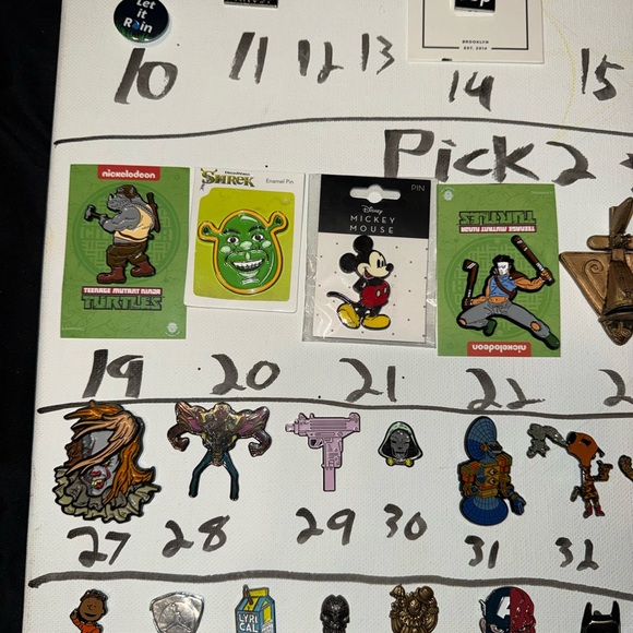 Assorted Pin Collection with Various Designs bundle comment message - Picture 7 of 7